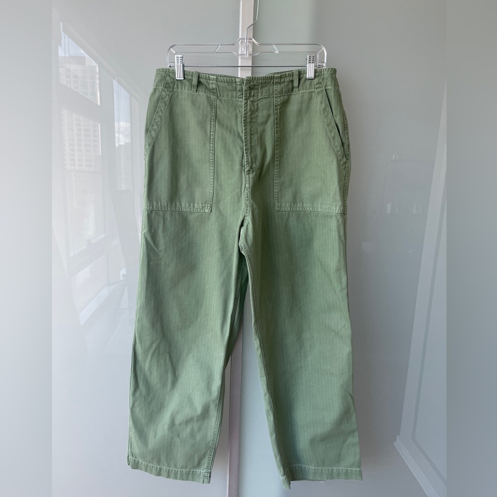 Green Carpenter Pants - Size 34 Waist